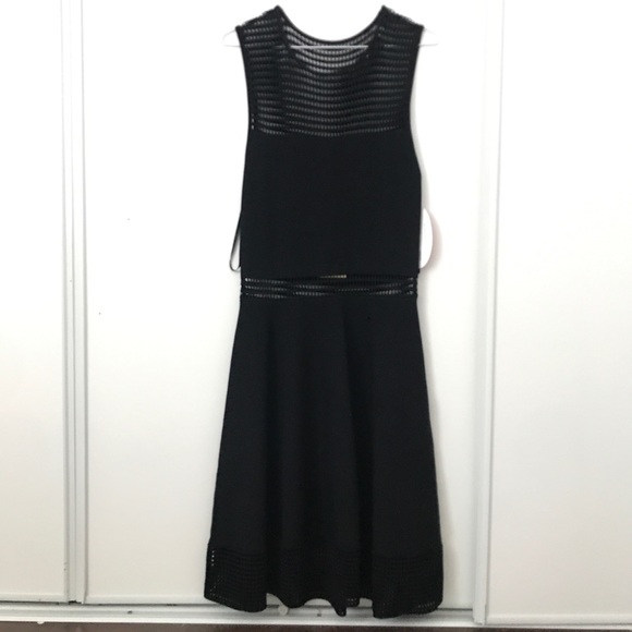 Torn by Ronny Kobo Black Cutout Detail Black Dress - Picture 2 of 10